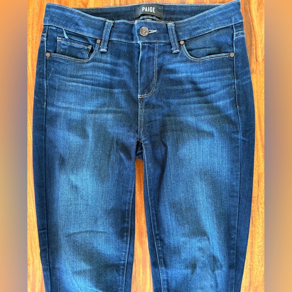 Paige Verdugo Ankle Dark Wash Denim Jeans 28 Waist Women’s 4 6 - Picture 8 of 14